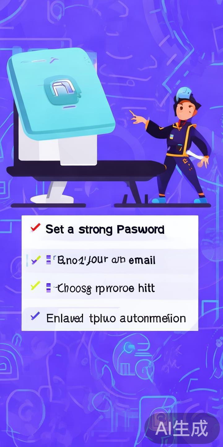 建议用户设置安全密码，并绑定手机或邮箱，以增强账户
